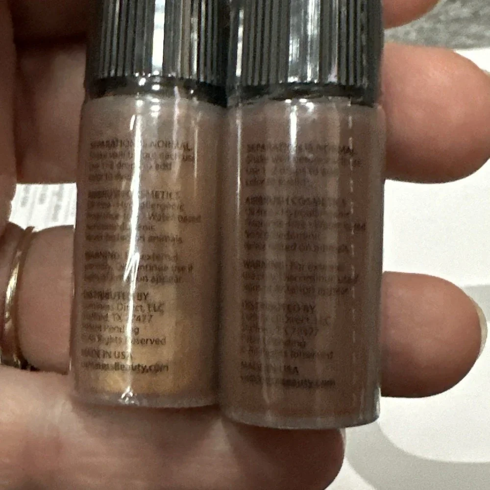 LUMINESS Airbrush Eyeshadow Lot of 2 Bronzer & Espresso 0.25 oz No Boxes Read